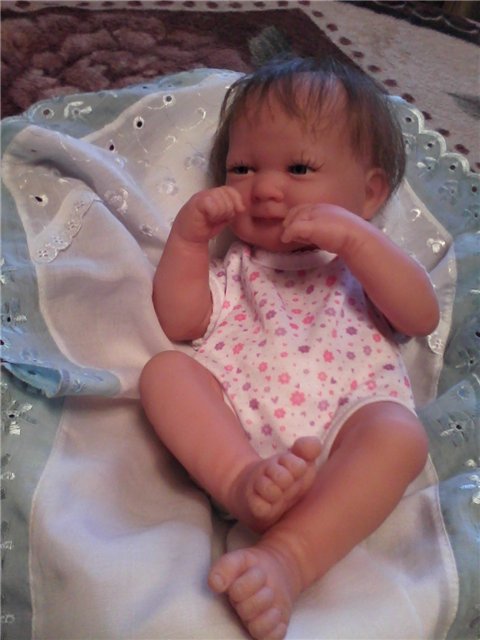 Мой маленький хитрюшка - куколка Berenguer (фото 2)