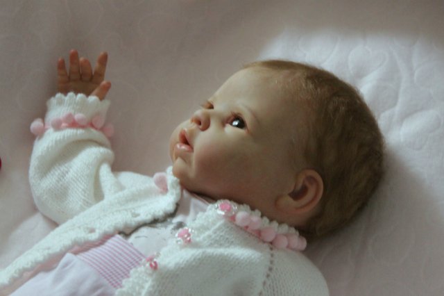 Неженка - Кристочка... Куколка реборн Виктории Вишни