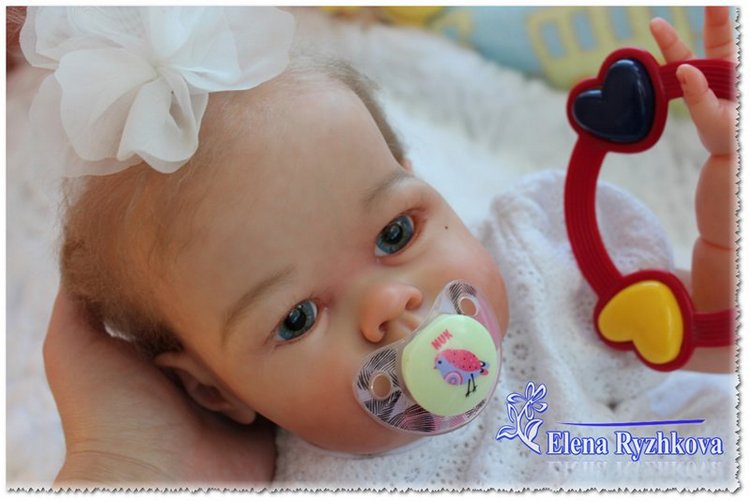 Полиночка - толстушка моя сладкая. Кукла реборн Елены Рыжковой (Россия)