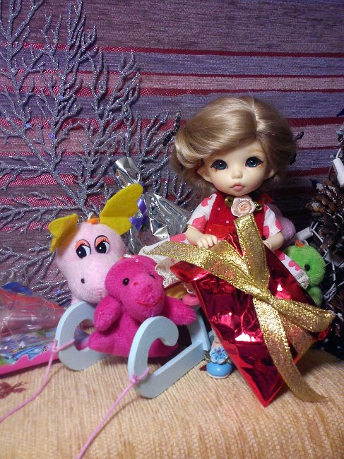 Манюнькины Рождественские подарочки. BJD PukiFee Ante (фото 3)