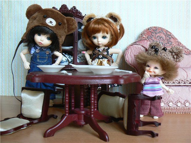 Три медведика (bjd-сказка!)