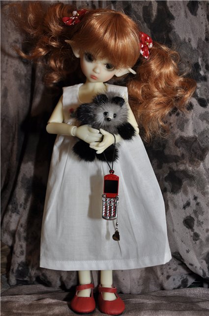 "Говорят под Новый год, что не пожелается..." - пятый тиник от Kaye Wiggs Millie fairskin у нас дома (фото 2)