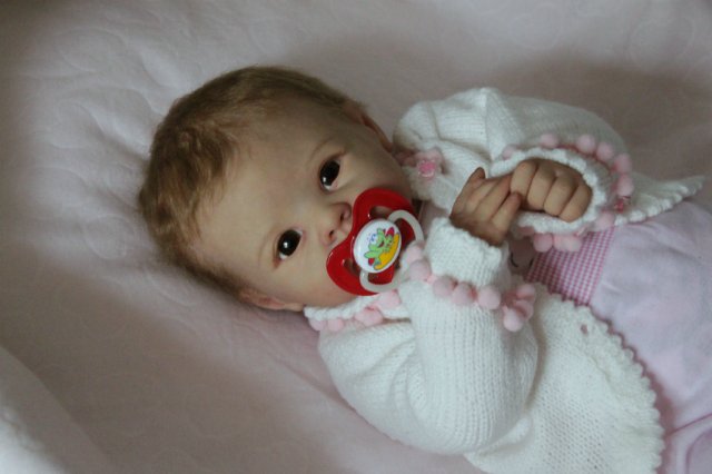 Неженка - Кристочка... Куколка реборн Виктории Вишни