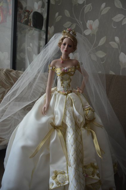 Фарфоровая кукла, невеста The Ashton-Drake Galleries