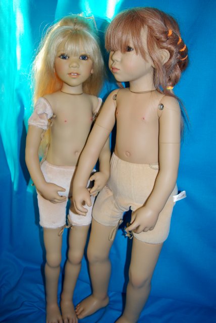 Сравниваем кукол Annette Himstedt 2002 и 2004 года. Efi, Pauline