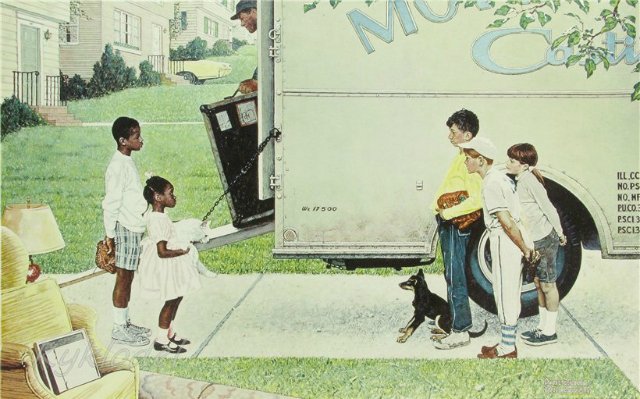 Марк Твен американской живописи. Лиричная и живая старая Америка Нормана Роквелла