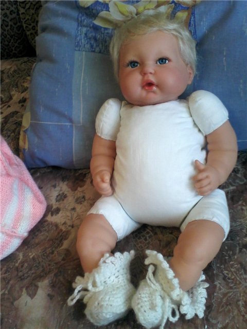 Игровая кукла переделана из пупса фирмы Огонёк (фото 4)