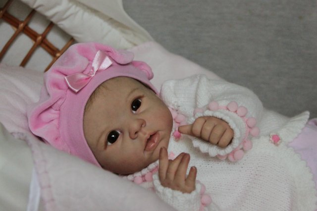 Неженка - Кристочка... Куколка реборн Виктории Вишни