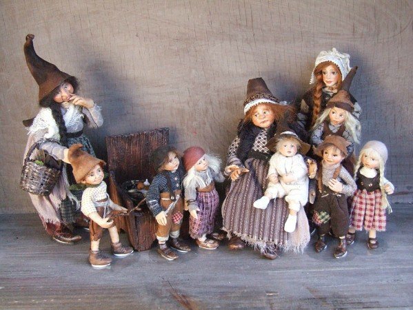 Микромир Силке Янас-Шлессер. Куклы Silke Janas-Schloesser dolls