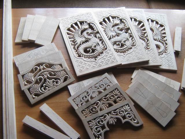 Эксклюзивная резная ширма (фото 5)