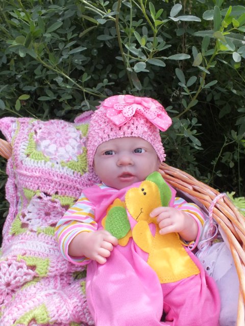 Розочка на прогулке — Куклы Berenguer (Беренджер): пупсы La Newborn (фото 9)