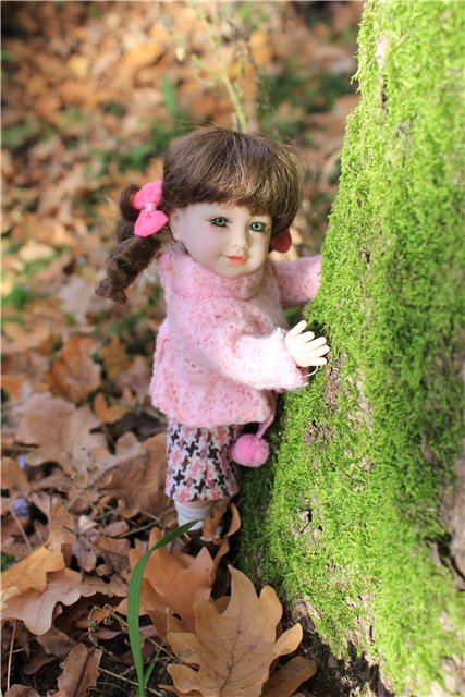 Ходит осень по дорожке... Мари и Катрина от Adora на осенней прогулке