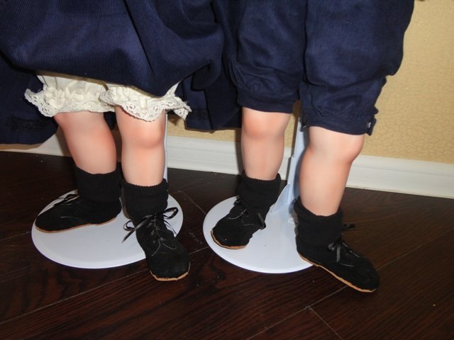 Двойняшки Джесс - брат и сестра. Фарфоровые куклы Steve Angela Clark (фото 6)