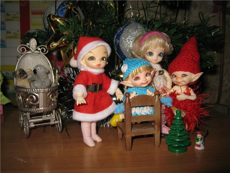 С Рождеством! Куклы БЖД — Куклы Fairyland (ФэйриЛэнд): BJD (БЖД) (фото 8)