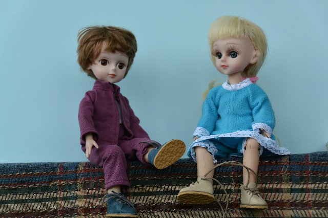 Ботиночки для моих звездулек Пеппи и Алекса (фото 2)