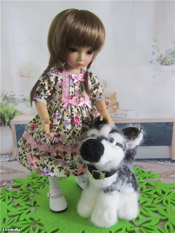 Маленький щенок для кукол (фото 4)