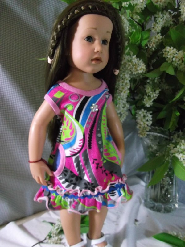 Трикотаж бывает разным. Наряды для кукол Готц
