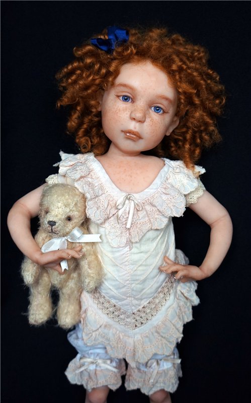 ООАК кукла ручной работы Светланы Гришко. Рыжий ребенок (фото 6)