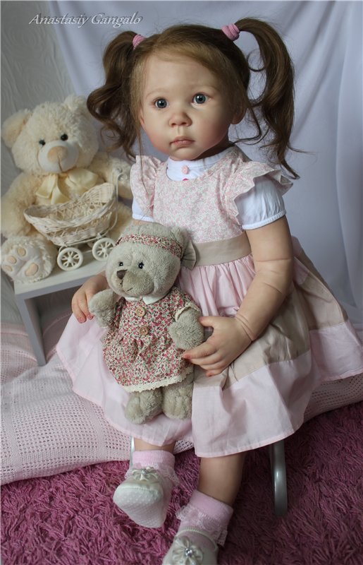 Иришка - сладкая Ириска! И шоколада ни надо... Кукла реборн Анастасии Гангало
