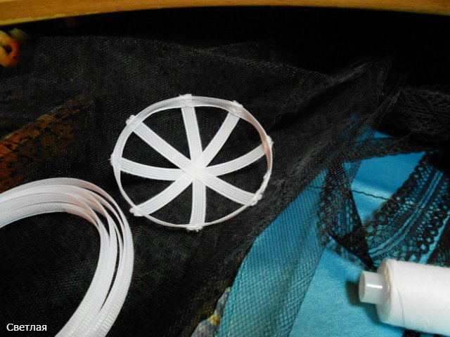 Реставрация Будуарной антикварной куклы. Часть третья. Финал. Бонус: МК шляпка и веер (фото 9)