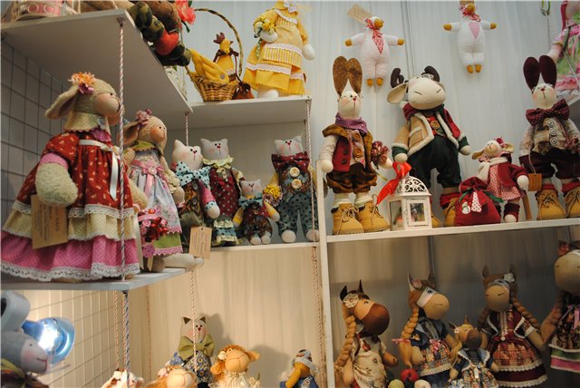 Выставка на Тишинке "ГРАНД ТЕКСТИЛЬ" 2014. Страна Мастеров. Текстильные игрушки, куклы, авторская одежда