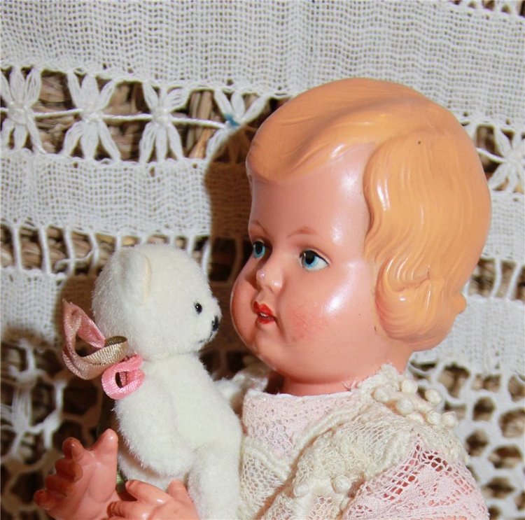 Антикварная куколка Minerva, Германия, 1930-е годы (фото 6)