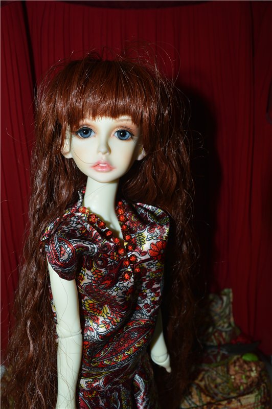 Красный пейсли — Одежда и обувь для кукол своими руками: фото