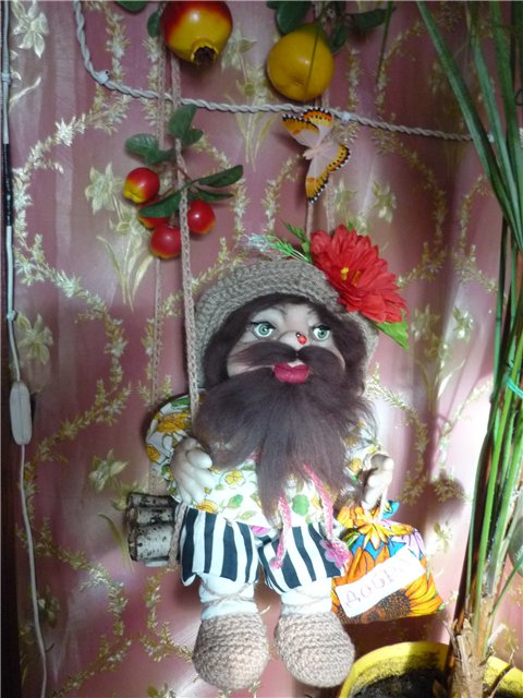 Домовички - игрушки из капрона от Галины Каликиной (фото 3)