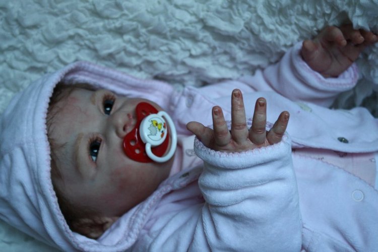 Кукла реборн. Малышка Юльхен, а для нас так просто Юленька (фото 4)