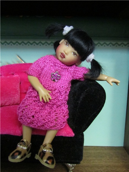 У нас обновка. Коллекционная кукла от Helen Kish (фото 6)