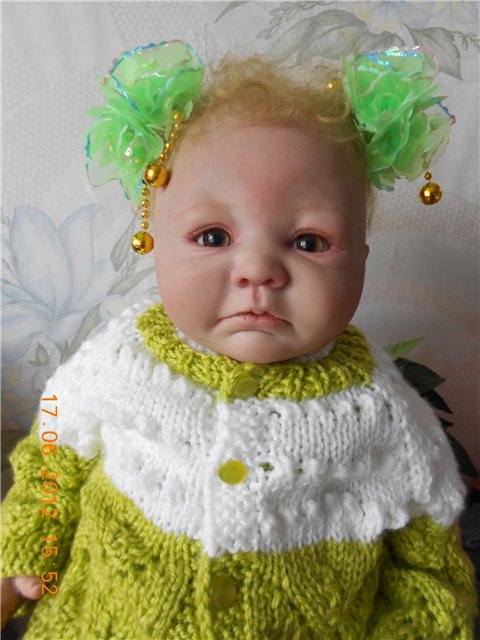 Моя новая вязалочка для малышки реборн (фото 9)