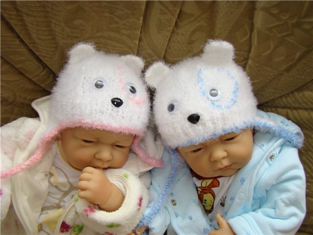 Смешные шапочки для кукол (фото 4)