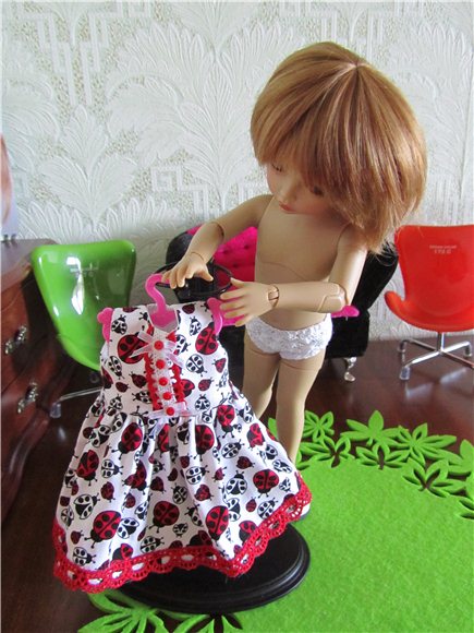 Аленка - модница. Кукла BJD (фото 3)