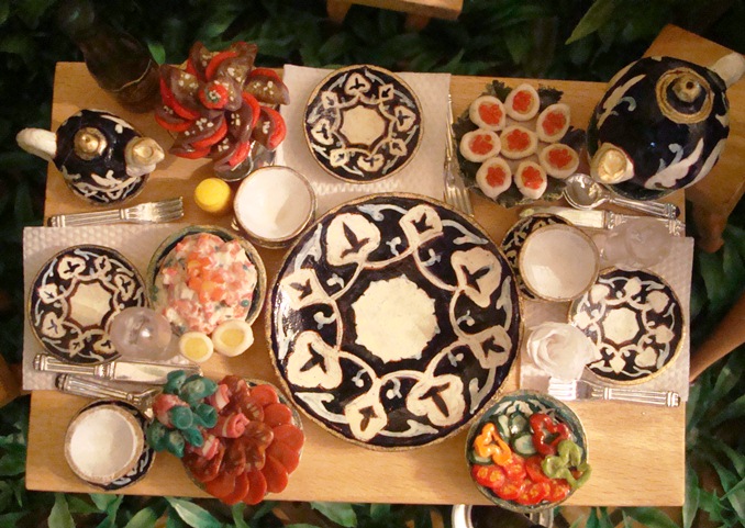 Шашлык остывает! Кукольная миниатюра своими руками