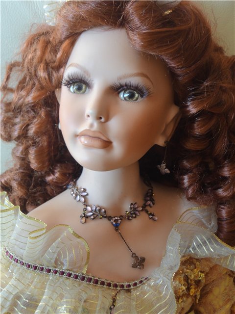 Ты провинилась...красотою! А это редкое богатство! Фарфоровая кукла Donna Rubert - София