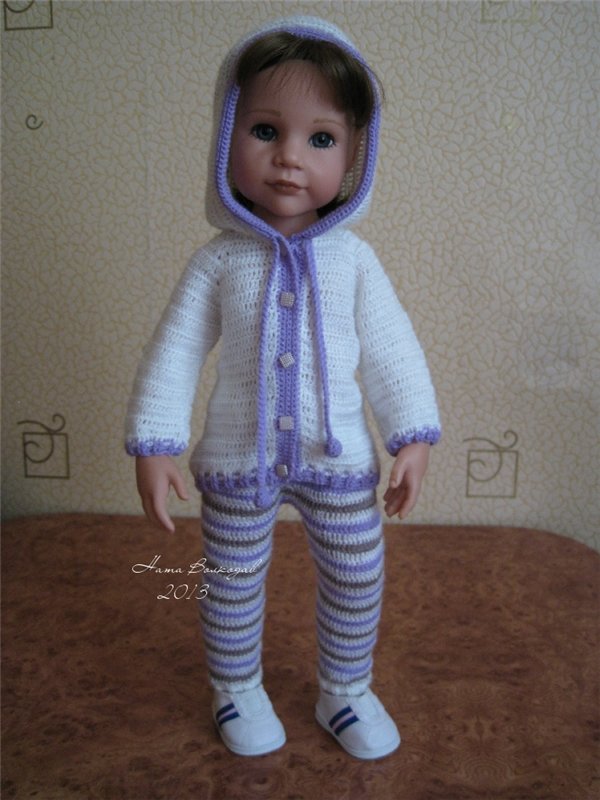 Недавние вязалочки для кукол (фото 7)