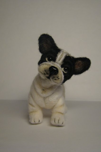 Маленький, но важный. Авторская игрушка валянием из шерсти (фото 3)