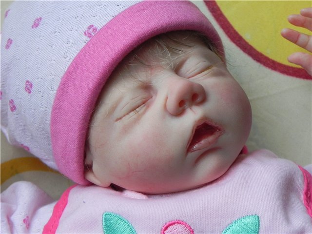 Дюймовочка Анютка. Кукла реборн от Светланы Преображенской (фото 4)