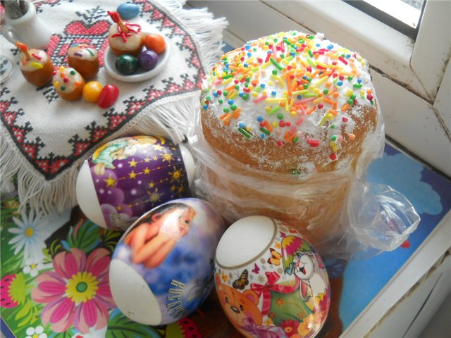 Куличи! Праздничный стол для кукол. Миниатюра