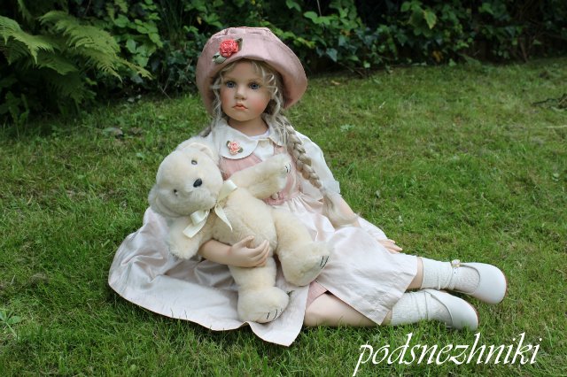 Летние девочки - редкие белокурые красавицы от Хильдегард Гюнцель для Walterhäuser Puppenmanufaktur