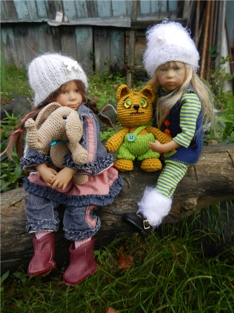 Мои крохотульки на природе. Клубные куколки от Аннет Химштед