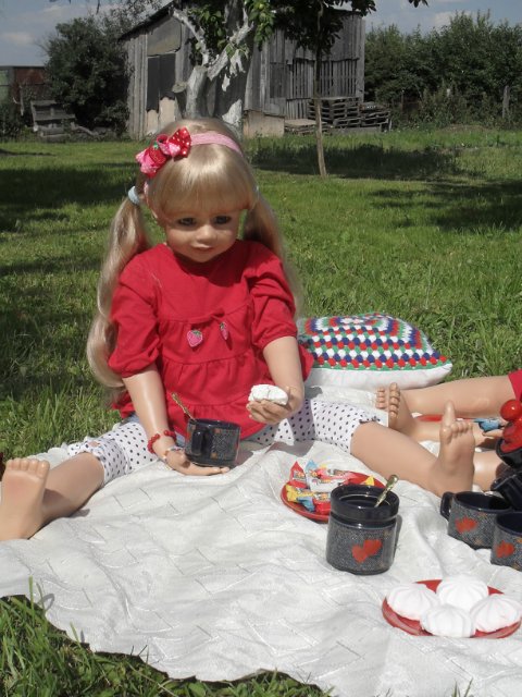 Джинсовое чаепитие.Annecke и Ethan от Monika Levenig и Millie от Monika Peter-Leicht (фото 7)