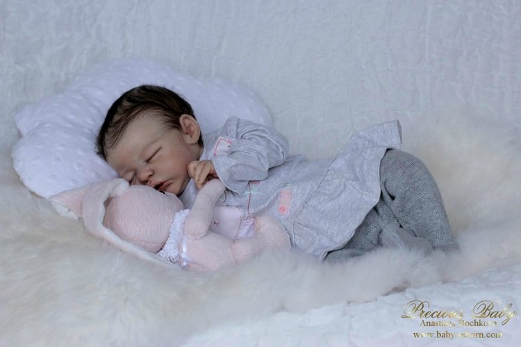 Малышка Квини. Кукла реборн Анастасии Бочковой