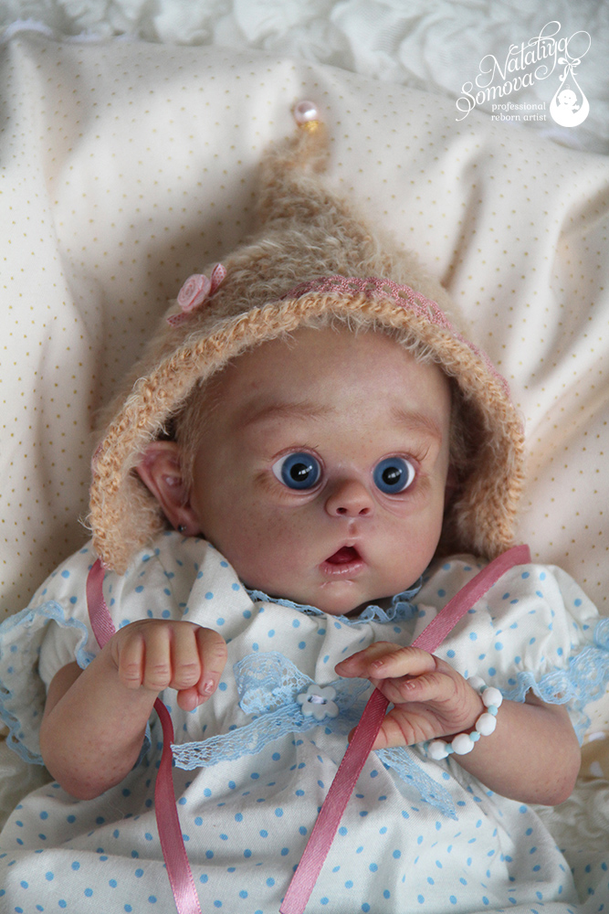 Эльфик Герда. Кукла реборн Наталии Сомовой