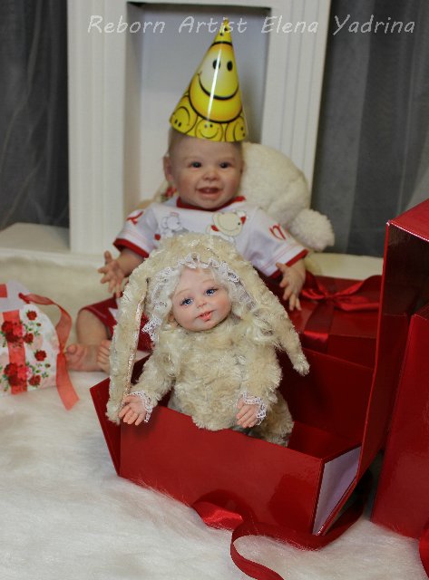 Первый праздник малыша. Куклы реборн Елены Ядриной