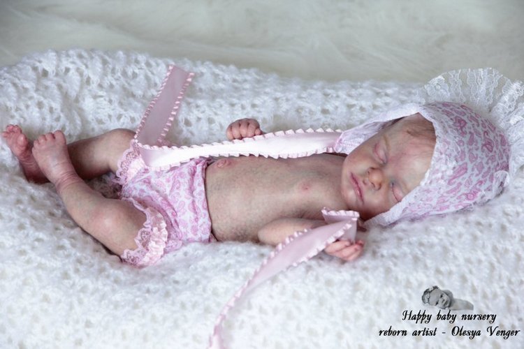 Моя принцесса Крошечка-Кокошечка. Кукла реборн Олеси Венгер