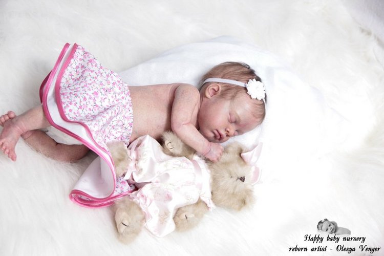 Моя принцесса Крошечка-Кокошечка. Кукла реборн Олеси Венгер