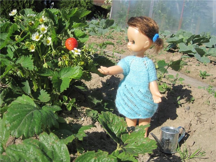 Галчонок и лето. Винтажна куколка СССР Галя (фото 2)