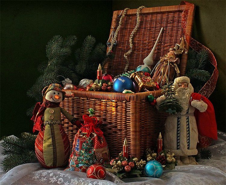 Чудесные новогодние натюрморты (фото 8)