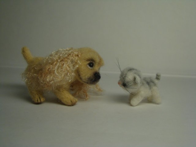 Настоящий верный друг. Авторская игрушка валянием Ольги Чернухо